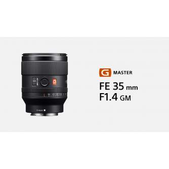 Objektīvi - Sony FE 35mm F1.4 GM Black SEL35F14GM - купить сегодня в магазине и с доставкой