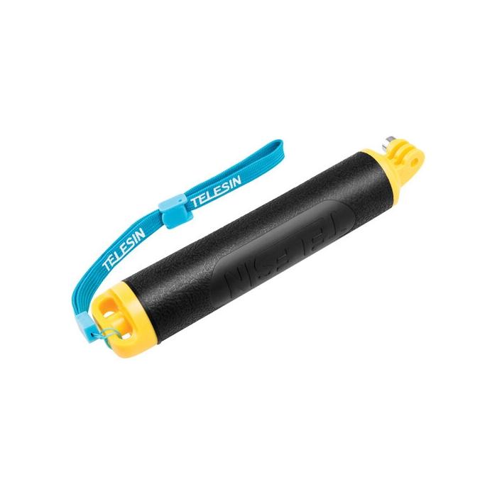 Accessories for Action Cameras - Rubber Floating Hand Grip Telesin for Action and Sport Cameras (GP-MNP-300-YL) - buy today in store and with delivery