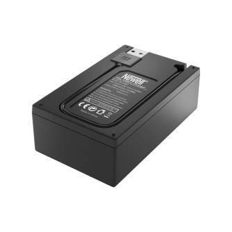 Kameras bateriju lādētāji - Newell FDL-USB-C dual-channel charger for LP-E6 - купить сегодня в магазине и с доставкой
