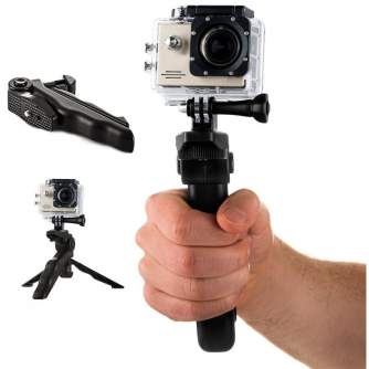 Sporta kameru aksesuāri - Hurtel grip-tripod for GoPro/SJCAM/Xiaomi cameras - ātri pasūtīt no ražotāja
