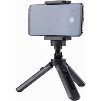 Telefonu statīvi - Hurtel selfie stick-tripod Mini, black - perc šodien veikalā un ar piegādi