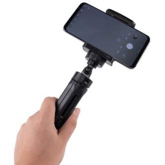 Telefonu statīvi - Hurtel selfie stick-tripod Mini, black - perc šodien veikalā un ar piegādi