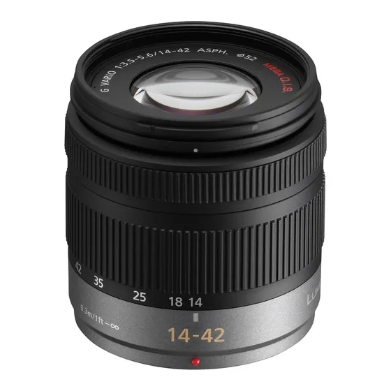 Panasonic Lumix 14-42MM f/3.5-5.6 ASPH O.I.S. objektīvs noma