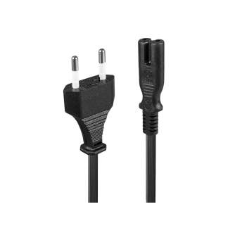 Wires, cables for video - CABLE POWER EURO TO IEC C7/5M 30423 LINDY - buy today in store and with delivery