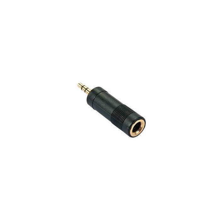 Audio vadi, adapteri - ADAPTER STEREO 3.5MM M/6.3MM/35621 LINDY - perc šodien veikalā un ar piegādi
