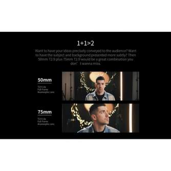 CINEMA видео объективы - SIRUI ANAMORPHIC LENS VENUS 1.6X FULL FRAME 75MM T2.9 E-MOUNT VENUS E75 - купить сегодня в магазине и с