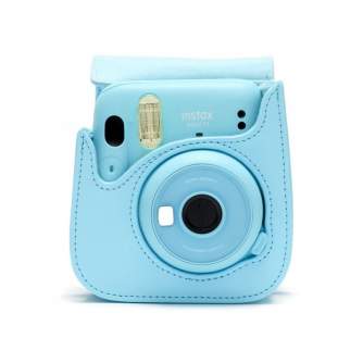 Momentfoto kamera - Instax Mini 11 Sky Blue + Instax Mini Glossy Film (10pl) + Original Case, Instant - ātri pasūtīt no ražotāja