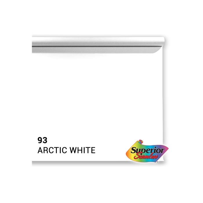 Foto foni - Augstākais fona papīrs 93 Arctic White 2,72 x 11 m - perc šodien veikalā un ar piegādi