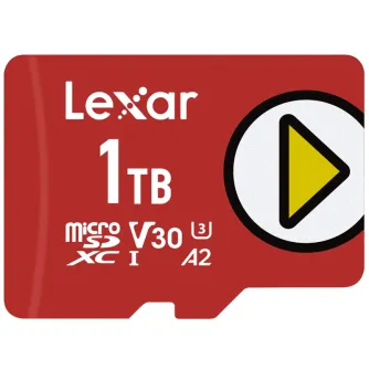 Atmiņas kartes - LEXAR PLAY MICROSDXC UHS-I R150 W50 1TB LMSPLAY001T-BNNNG - ātri pasūtīt no ražotāja