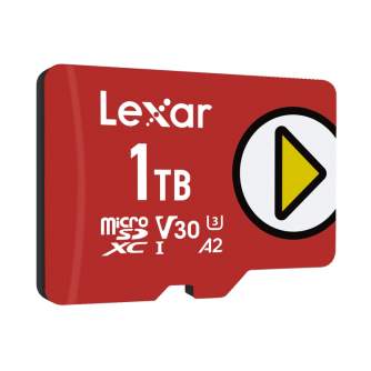 Atmiņas kartes - LEXAR PLAY MICROSDXC UHS-I R150 1TB LMSPLAY001T-BNNNG - ātri pasūtīt no ražotāja