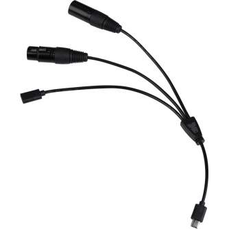 Piederumi zibspuldzēm - NANLITE USB-C TO DMX CABLE SPLITTER CB-DMX-USBC-1/3 - ātri pasūtīt no ražotāja