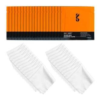 Чистящие средства - K&F Concept 15x15 Microfiber Cleaning Cloth Kit, White, 20-Pack - быстрый заказ от производителя