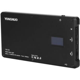 LED накамерный - Yongnuo YN135 On-Camera RGB LED Light, WB (3200 K 5600 K) - быстрый заказ от производителя