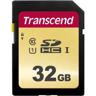 Memory Cards - TRANSCEND GOLD 500S SD UHS-I U1, MLC (V30) R95/W60 32GB - quick order from manufacturer