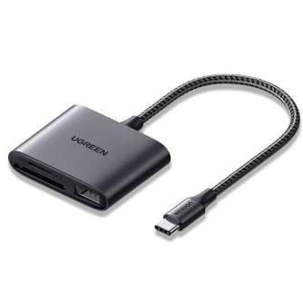 Vairs neražo - CM387 Card Reader USB-C to SD/TF + USB Black