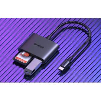 Больше не производится - CM387 Card Reader USB-C to SD/TF + USB Black