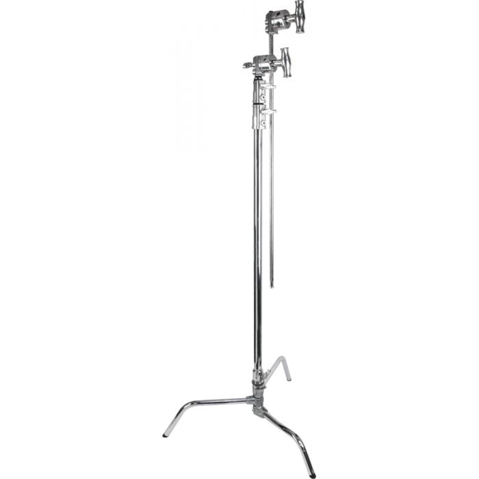 Discontinued - Kupo CT-40MK 40" Master C-Stand with Turtle Base Kit - Silver CT-40MK