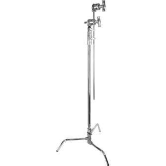 Discontinued - Kupo CT-40MK 40" Master C-Stand with Turtle Base Kit - Silver CT-40MK