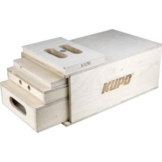 Аксессуары для фото студий - Kupo KAB-41K 4-1 Nesting Apple Box Set Pancake, Quarter, Half&Full Apple Box KAB-41K - купить сего
