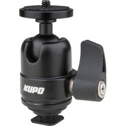 Головки штативов - Kupo KS-CB07 Midi Ball Head with Hot Shoe Mount - быстрый заказ от производителя