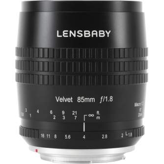 Objektīvi - Lensbaby Velvet 85 for Fuji X LBV85F - ātri pasūtīt no ražotāja