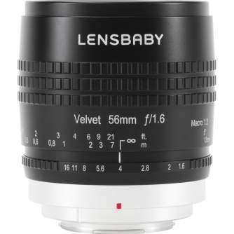 Lenses - Lensbaby Velvet 56 for Fuji X LBV56BF - quick order from manufacturer