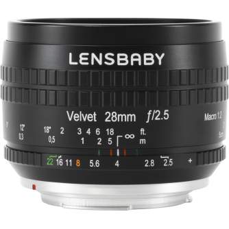Objektīvi - Lensbaby Velvet 28 for Nikon Z LBV28NZ - ātri pasūtīt no ražotāja