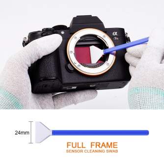 Foto kameras tīrīšana - K&F Concept Full-frame sensoru tīrīšanas komplekts, tampons x10 + lēcu tīrīšanas - ātri pasūtīt no ražotāja