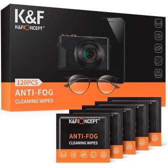Foto kameras tīrīšana - K&F Concept 50gb Pretmiglas briļļu salvetes 10x15cm atsevišķi iesaiņotas, mobilajiem, - perc šodien veikalā un ar piegādi