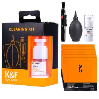 Cleaning Products - K&F Concept 4in1 kameras objektīvu tīrīšanas komplekts DSLR kamerai - buy today in store and with delivery