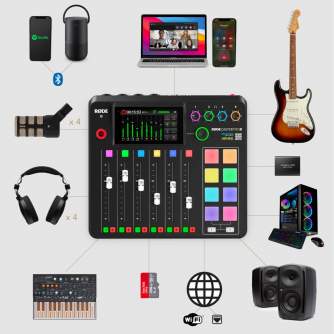 Audio Mixer - Rode RODECaster Pro II streaming, gaming, podcasting, and music production - quick order from manufacturer