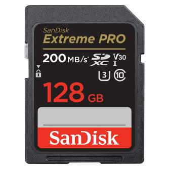 Atmiņas kartes - Sandisc SDXC 128GB atmiņas karte UHS-I SDSDXXD-128G-GN4IN SANDISK R200MB/s - perc šodien veikalā un ar piegādi
