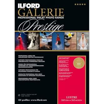 Photo paper for printing - ILFORD GALERIE PRESTIGE LUSTRE 260G A4 25 SHEETS - quick order from manufacturer