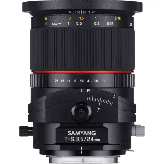 Objektīvi - SAMYANG OBJEKTIVS 24MM F3,5 T-S SONY ED AS - ātri pasūtīt no ražotāja
