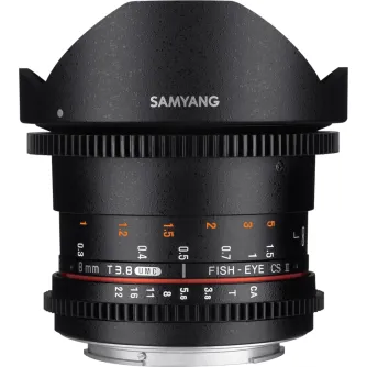 Discontinued - SAMYANG 8MM T3,8 VDSLR UMC FISH-EYE CS II SONY E