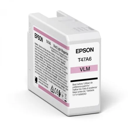 Epson UltraChrome Pro 10 ink T47A6 Ink cartrige, Vivid Light Magenta