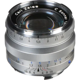 Tālmēra objektīvi - ZEISS LENS C SONNAR T*1,5/50 ZM SILV - ātri pasūtīt no ražotāja