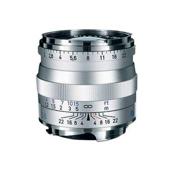 Lenses - ZEISS PLANAR T* 50MM F/2,0 ZM SILVER - quick order from manufacturer