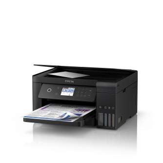 Printeri un piederumi - Epson All-in-One Ink Tank Printer L6160 Colour, Inkjet, Cartridge-free printing, A4, Wi-Fi, Black - ātri pasūtīt no ražotāja