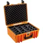 Hard Cases - BW OUTDOOR CASE TYPE 6000 WITH DIVIDER SYSTEM (RPD) ORANGE 6000/O/RPD - quick order from manufacturer