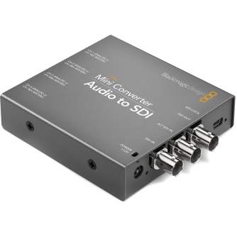 Signāla kodētāji, pārveidotāji - Blackmagic Mini Converter - Audio to SDI 2 - ātri pasūtīt no ražotāja
