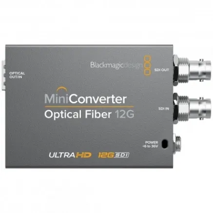 Blackmagic Mini Converter - Optical Fiber 12G