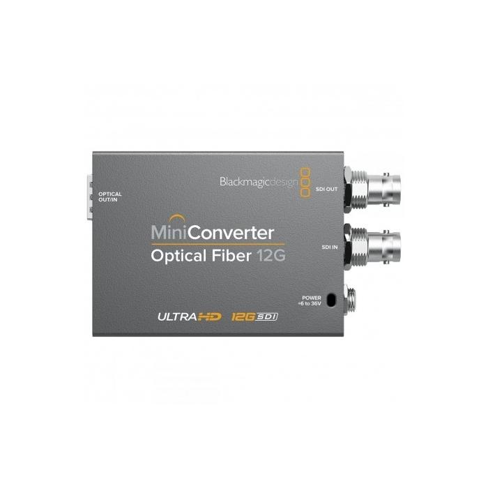 Signāla kodētāji, pārveidotāji - Blackmagic Mini Converter - Optical Fiber 12G - ātri pasūtīt no ražotāja
