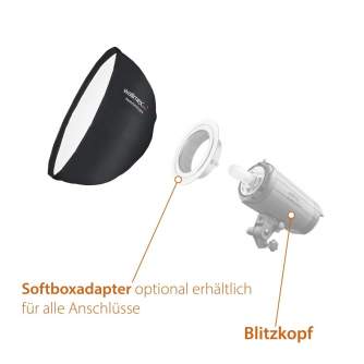 Softboksi - Walimex pro Studio Line Beauty Dish Softbox QA85 - ātri pasūtīt no ražotāja
