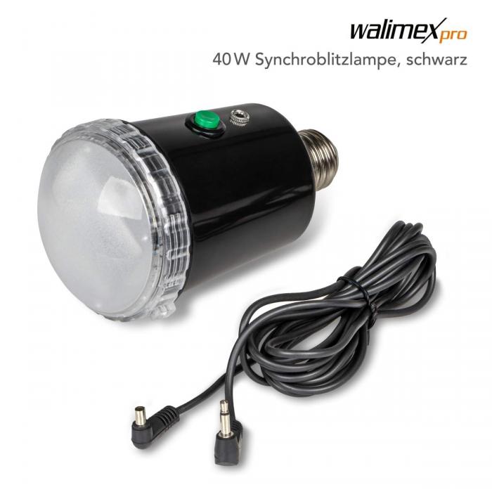 Studio Flashes - Walimex pro 40W Synchro Flash - buy today in store and with delivery