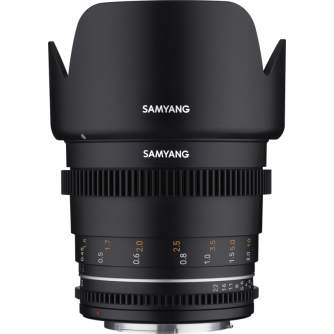 CINEMA видео объективы - SAMYANG 50MM T1,5 VDSLR MK2 CANON F1311101102 - быстрый заказ от производителя