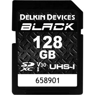 Карты памяти - DELKIN SD BLACK RUGGED UHS-II (V30) R90/W90 128GB DDSDBLK128GB - быстрый заказ от производителя
