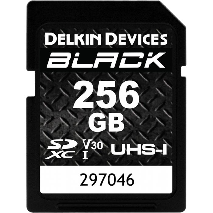 Memory Cards - DELKIN SD BLACK RUGGED UHS-II (V30) R90/W90 256GB DDSDBLK256GB - quick order from manufacturer