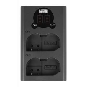 Camera Batteries - Dual-channel charger set and two EN-EL15 batteries Newell DL-USB-C for Nikon - quick order from manufacturer