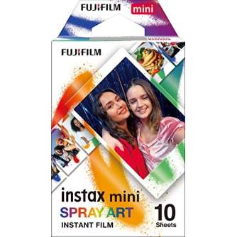 Instantkameru filmiņas - Paper instax mini SPRAY ART (10pl) - быстрый заказ от производителя